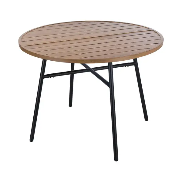 Vdd – Gartentisch – Tisch Für Den Außenbereich – Runder Tisch – Aluminium – 100 X 73, 5 Cm thumbnail