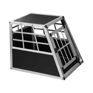 HuisenDier Autobench Hond - Bench Voor Auto - Reisbench - Hondenkooi Auto - Hondenhok - Hondenbench - 54 Cm X 69 Cm X 50 Cm