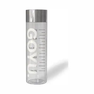Cupplement Glazen Drinkfles 500 Ml Glas Transparant - Waterfles - Bidon - Sportfles - Rvs Dop - Fles - Glas