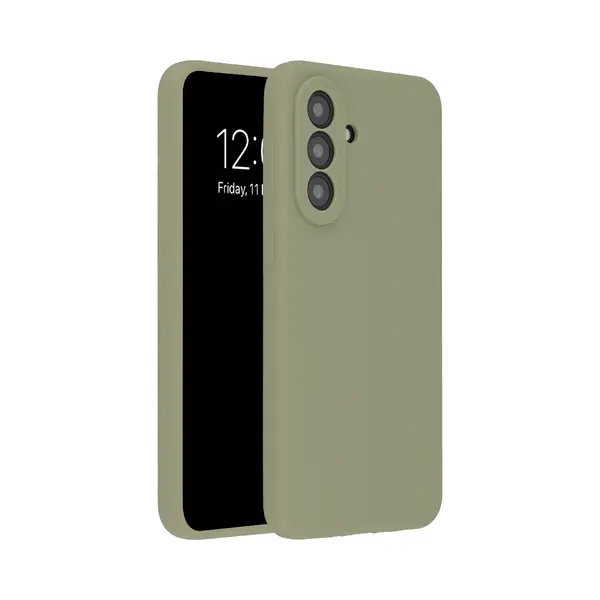 Accezz Hoesje - Geschikt Voor Samsung Galaxy A57 (5G) - Liquid Silicone Backcover - Cooper Green thumbnail