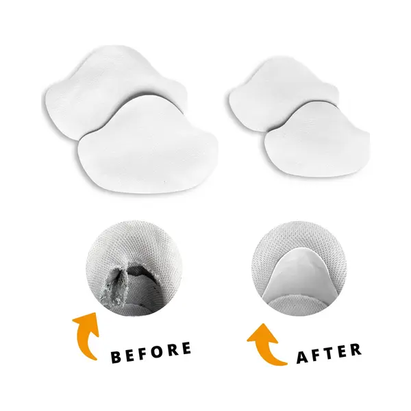 Sodrai Hak Reparatie Schoen (4 Stuks) - Hielzooltjes - Inlegzool - Hakbeschermers - Wit thumbnail