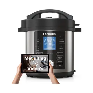 Fornello Rijstkoker Met Stomer - Keramisch - Inc. Uitlegvideo's - Pfas Vrij - Rice Cooker