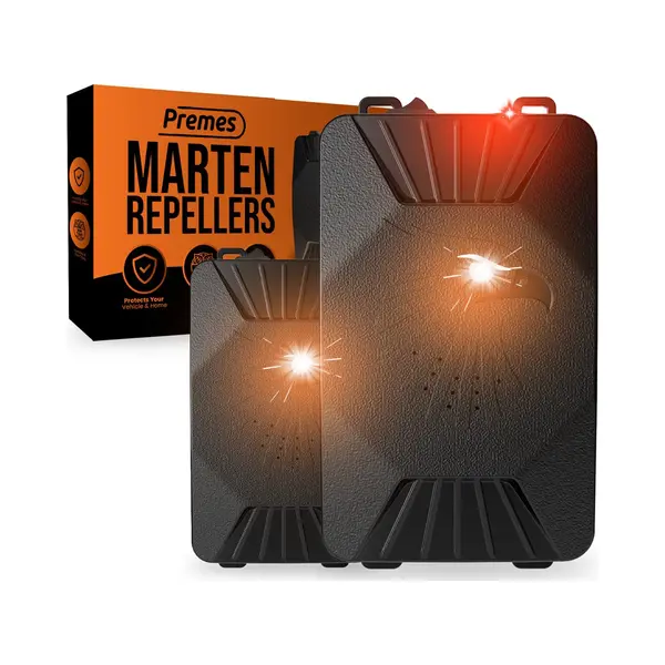 Premes Marterverjager - Set Van 2 Stuks - Binnen En Buiten - Outdoor - Auto - Steenmarter Verjager Auto - Steenmarter Verjager - Anti Marter thumbnail