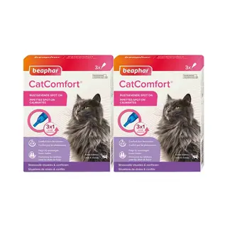 2x Beaphar CatComfort Spot On 3 Pipetten