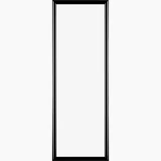 Dutch Frame Factory - Bilderrahmen 25x75 Cm - Schwarz Hochglanz - Bilderrhamen Aus Kunststoff Mit Antireflex Kunstglas - Fotorahmen 25x75 Cm - Biggy