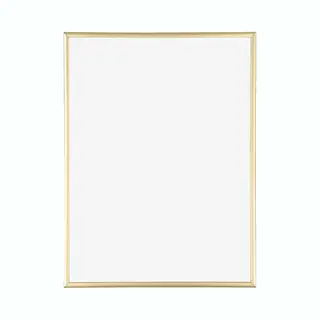 Dutch Frame Factory - Bilderrahmen 24x32 Cm - Gold - Bilderrhamen Aus Aluminum Mit Antireflex Kunstglas - Fotorahmen 24x32 Cm - Kampen