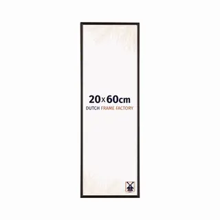 Dutch Frame Factory - Bilderrahmen 20x60 Cm - Antrazit - Bilderrhamen Aus Kunststoff Mit Antireflex Kunstglas - Fotorahmen 20x60 Cm - Easy