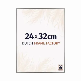 Dutch Frame Factory - Bilderrahmen 24x32 Cm - Champagner - Bilderrhamen Aus Kunststoff Mit Antireflex Kunstglas - Fotorahmen 24x32 Cm - Easy