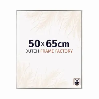 Dutch Frame Factory - Bilderrahmen 50x65 Cm - Champagner - Bilderrhamen Aus Kunststoff Mit Antireflex Kunstglas - Fotorahmen 50x65 Cm - Easy