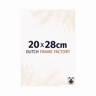 Dutch Frame Factory Fotolijst 20x28 Cm - Kunststof - Wit Hoogglans - Easy