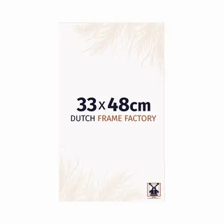 Dutch Frame Factory Fotolijst 33x48 Cm - Kunststof - Wit Hoogglans - Easy