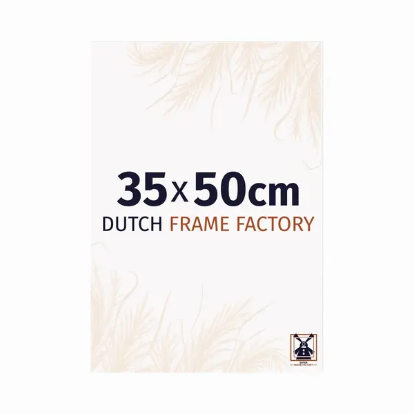 Dutch Frame Factory - Bilderrahmen 35x50 Cm - Weiß Hochglanz - Bilderrhamen Aus Kunststoff Mit Antireflex Kunstglas - Fotorahmen 35x50 Cm - Easy thumbnail