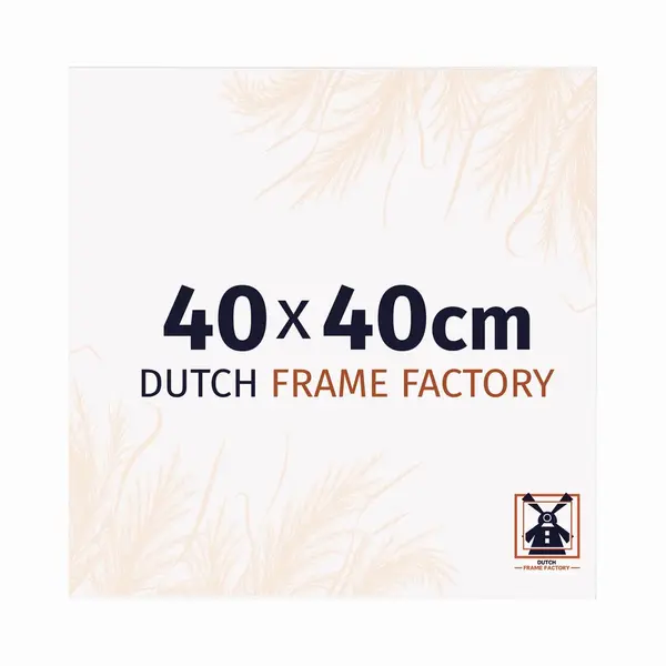 Dutch Frame Factory - Bilderrahmen 40x40 Cm - Weiß Hochglanz - Bilderrhamen Aus Kunststoff Mit Antireflex Kunstglas - Fotorahmen 40x40 Cm - Easy thumbnail
