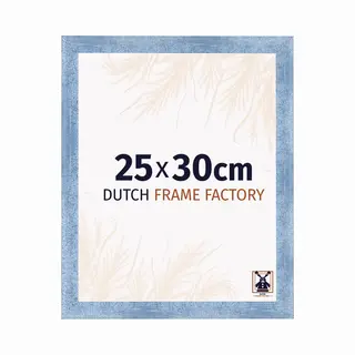 Dutch Frame Factory Fotolijst 25x30 Cm - Mdf - Helder Blauw Geveegd - Praag