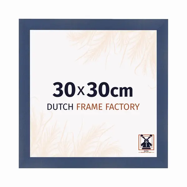 Dutch Frame Factory Fotolijst 30x30 Cm - Mdf - Donkerblauw Geveegd - Praag thumbnail