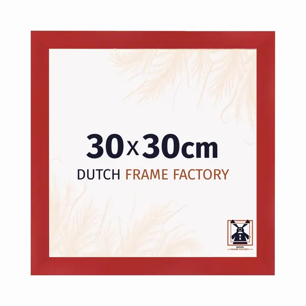 Dutch Frame Factory Fotolijst 30x30 Cm - Mdf - Rood - Praag thumbnail
