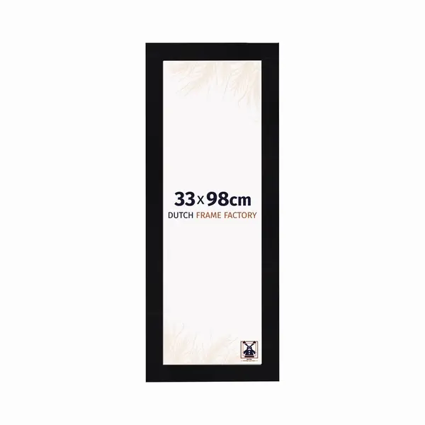 Dutch Frame Factory Fotolijst 33x98 Cm - Mdf - Zwart Hoogglans - Praag thumbnail