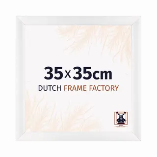 Dutch Frame Factory Fotolijst 35x35 Cm - Mdf - Wit Hoogglans - Praag