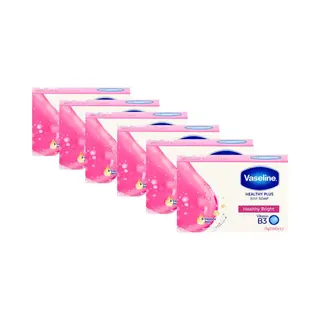 Vaseline Zeep – Healthy Bright - Voordeelverpakking 6 X 75 Ml