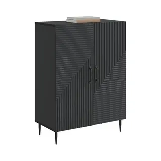 VidaXL Sideboard Schwarz 66 X 34, 5 X 89, 5 Cm Holzwerkstoff