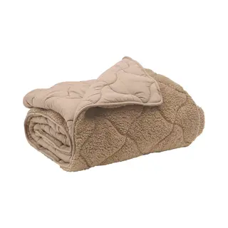 VidaXL Ganzjahresbettdecke Gepolstert Taupe 135 X 220 Cm
