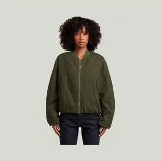 G-Star Bomber Padded Jacke - Grün - Damen