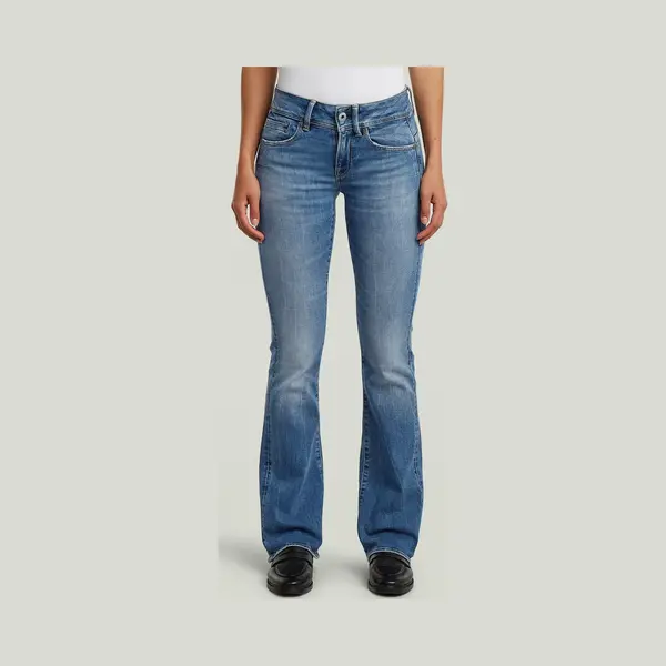G-Star Women's Midge Bootcut Jeans, Blue, 28W X 34L thumbnail