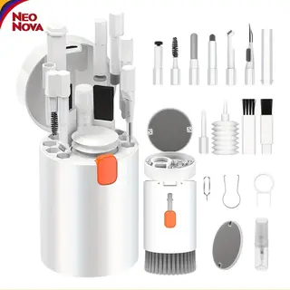 NeoNova Cleaning Kit 20-in-1 Elektronica – Pc – Laptop, Telefoon, Camera & Toetsenbord Schoonmaak – Complete Accessoire Kit