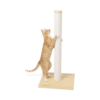 Jake And Jacky Krabpaal Hout - Houten Krabpaal Voor Katten - Met Papieren Touw - Krabmeubel - 80 Cm