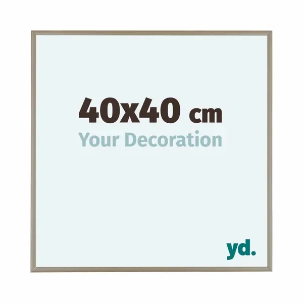 yd. Your Decoration - Fotolijst 40x40 Cm - Aluminium - Champagne - Kent thumbnail