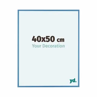 yd. Your Decoration - Fotolijst 40x50 Cm - Aluminium - Staal Blauw - Kent