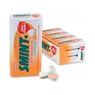Smint Defensive Orange - Frismakers - Suikervrij - 1x12stuks
