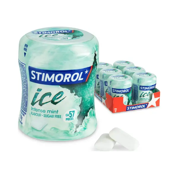 Stimorol Ice Intense Mint - Kauwgom - Suikervrij - 1x6stuks thumbnail