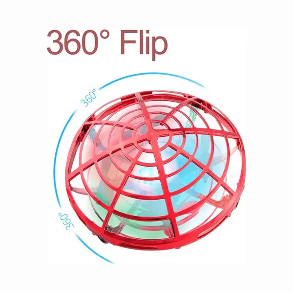 Mini Ufo Drone - Rood - Usb Oplaadbaar thumbnail
