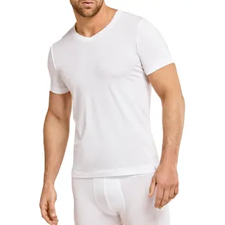 Beeren Heren Ondershirt V-hals - Korte Mouw M3000 - 100% Katoen Slim Fit T-shirt - Ronde Hals - Xxxl - Wit