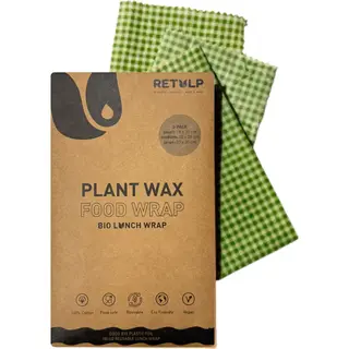 Betere producten Vegan Food Wraps - Alternatief Op De Bijenwasdoeken - Bee Wrap - Bijenwasdoek - Zero Waste - 3 Stuks; Klein, Middel, Groot - Herbruikbaar - Duurzaam