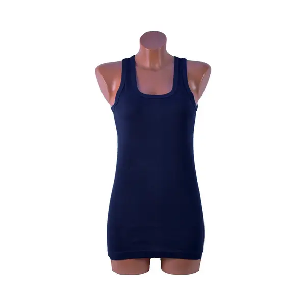 Donex 2 Pack Dames Hemd - Extre Lang - 100% Katoen - Marineblauw - Maat L thumbnail