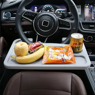 Auto Laptop Bureau Auto Met Multifunctionele Stoel - Eettafel Stuurwiel Bureau - Auto Stuurwiel Lade Drinkhouder - Eettafel - Auto - Bekerhouder -