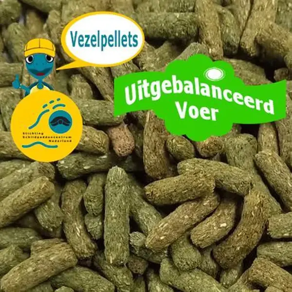 Winkel Schildpaddencentrum Vezelpellets Voor Landschildpadden - Uitgebalanceerd Voer - 250g thumbnail