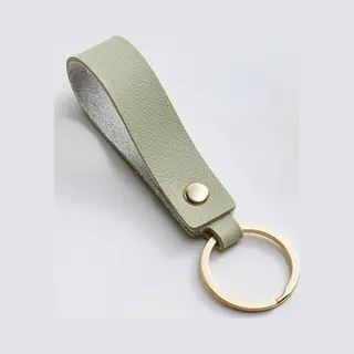 Luxe Sleutelhanger - Groen Pu Leer - Hanger Goud - Dames & Heren Sleutel Hanger - Tashanger - Keychain Mode Cadeau - Imitatieleer - Fashion Auto