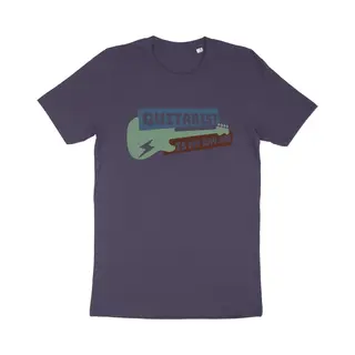 Stanley/Stella Gitaar Liefhebber T Shirt - Muzikant - Paars - M