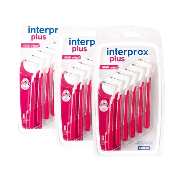 Interprox Plus Mini Conical - 2 Tot 4 Mm - Rood - 3 X 6 Stuks - Voordeelpakket thumbnail