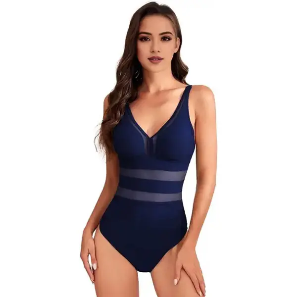 Badpak Elite - Corrigerend - Blauw - Zwemkleding Dames - Bikini - Strandkleding thumbnail