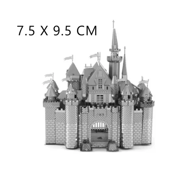 Prachtig Kasteel 3D Metalen Miniatuur Bouwpakket - Schaalmodel Puzzel thumbnail