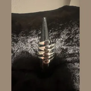 Things Ring Met Wijde Band. Maat 8 | Parfum | Moederdag | Verjaardagscadeau| Cadeautje| Valentijnsdag| Kado | Sieraden | Vaderdag | Oorbellen | Oorsieraden