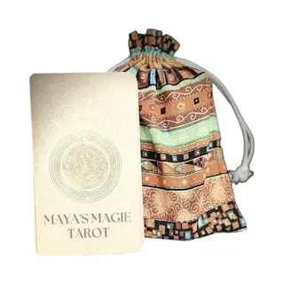Maya Magie Tarotkaarten Deck – 78 Tarotkaarten Voor Intuïtie, Inzicht & Spirituele Groei – Inclusief Tarotzakje – Sluit Aan Bij Het Maya Magie