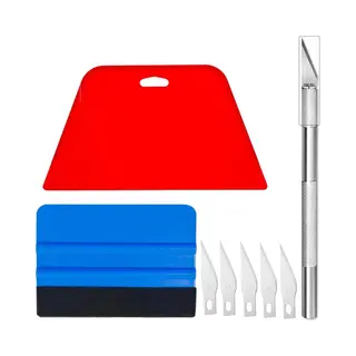 Folie Rakel Set Voor Getinte Auto Folie - Behanggereedschap Voor Folie En Vinyl