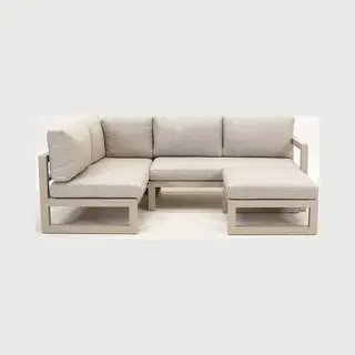 Vita Grosso Hoekbank 3 Delig Rechts Beige
