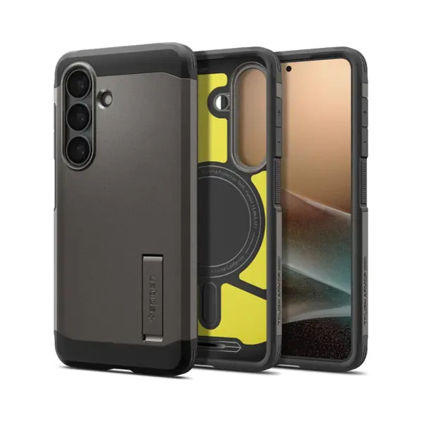 Spigen Tough Armor (Magfit) Handy-Schutzhülle 16 cm (6.3") Cover Metallisch thumbnail