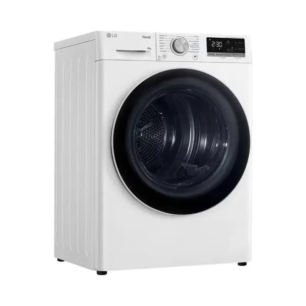 Lg RH80V9AV4N wasdroger Vrijstaand Voorbelading 8 kg Wit thumbnail